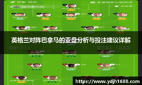 英格兰对阵巴拿马的亚盘分析与投注建议详解